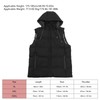 Heated Hooded Vest Fast Warmer Up Jacket 7 Areas Carbon