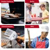 5-in-1 BBQ Tool Sets – Multi-Functional Spatula with Knife Edge,
