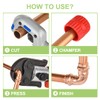 15-Pro Pack Orianse Copper Propress Fittings Plumbing Heavy Duty 1/2"