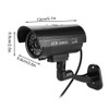 Dummy Security Camera,Flash Red LED Fake Waterproof Surveillance Monitor Camera
