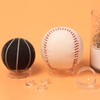 Ball Stand, Acrylic Display Stand, Clear Ring Baseball Stand Plastic
