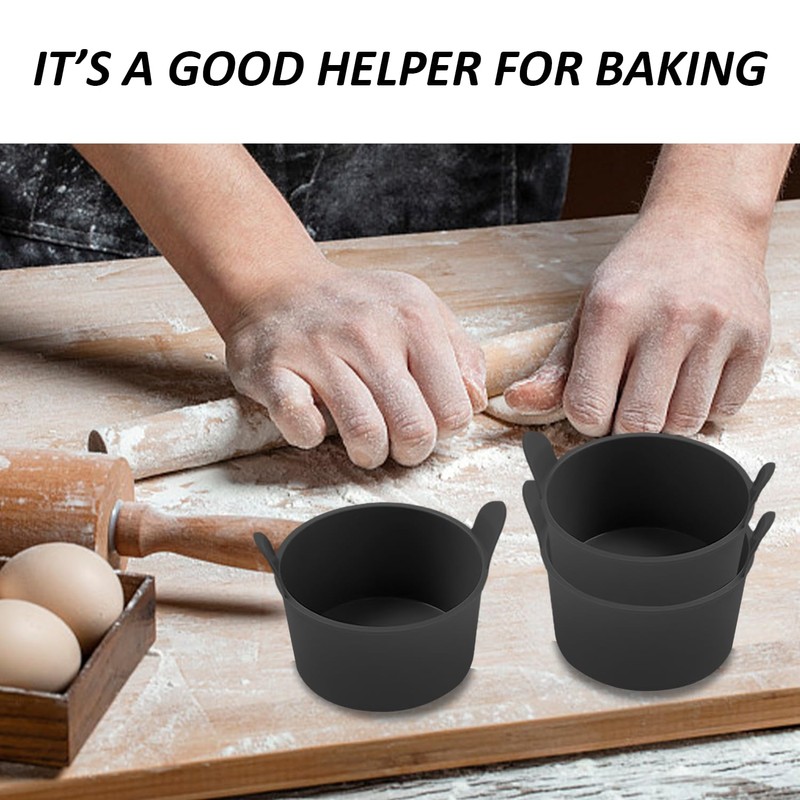3 Stück Silikonschüssel-Eierform, Eierform, Backen-Mini-Kuchenform, Silikon-Eierform, Luftfritteuse-Eierkocher, kann zur Herstellung