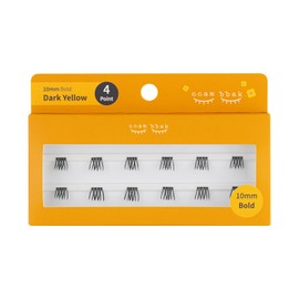 CCAMBBAK Kampak Bold Partial False Eyelash Eyelash Extensions Semi-Permanent Idle Type 0.4 - 0.5 inches (10 - 12 mm) Eyelash Self False Eyelashes, Natural, Popular, DIY False Eyelashes (0.4 inch (10