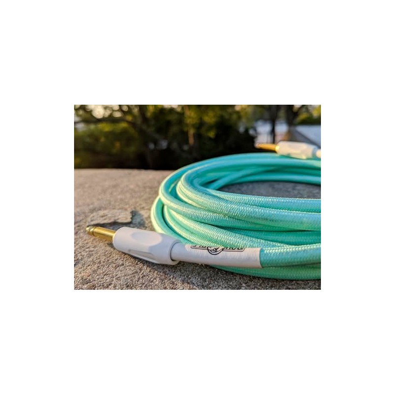 Pig Hog PCH20SG - Cable de instrumento de guitarra verde
