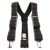 TigerTie Unisex Y-shaped braces with 3 extra strong clips, patterned,