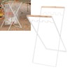 Trash Bag Holder Metal Garbage Bag Holder Portable Outdoor Leaf