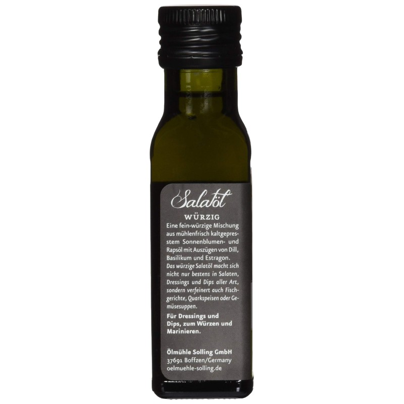 Ölmühle Solling Salad Oil Spicy – 100 ml – Organic