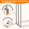 Free Standing Towel Racks for Bathroom, 3 Tier Stainless Steel