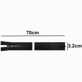 cyclingcolors 2x Cerniera Lampo n. 5 70 cm Chiusure Cursore Tirante Zip Poliestere Abbagliamento Arredamento Cucito Giacche, Viola