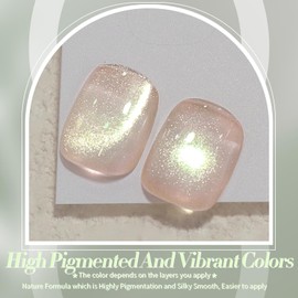 Born Pretty Cat Magnetic Eye Gel Holographic Gold Light