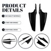 AC-MTORC Front Fork Mount Wind Deflectors Windshield for Harley Touring