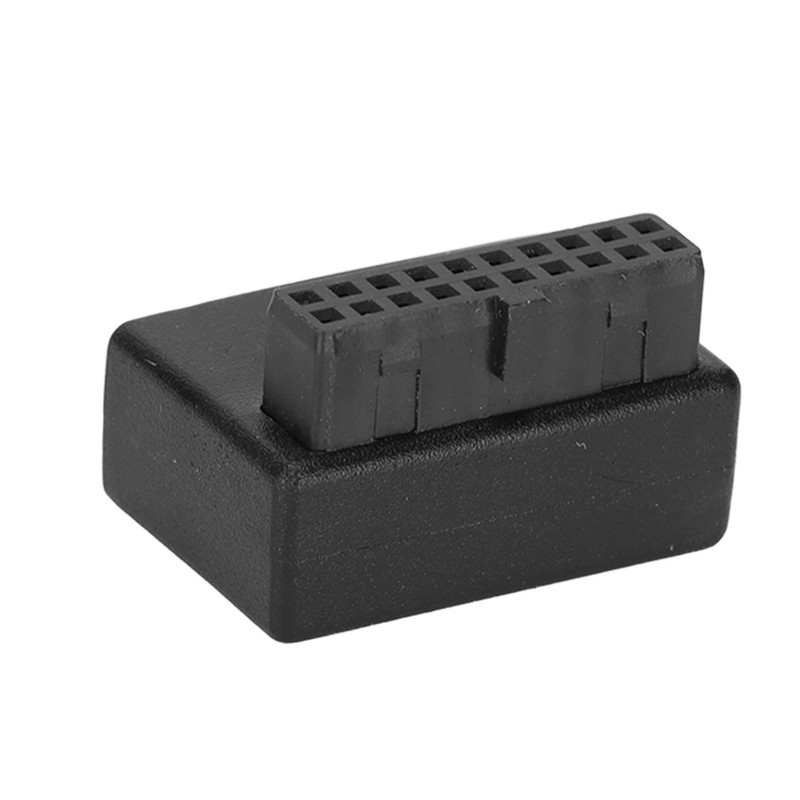 Plyisty USB 3.0 19/20 Pin Adapter Socket 90 Degree Adapter