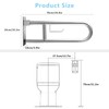 Toilet Grab Bar Stainless Steel Handicap Rails Grab Bars Bathroom