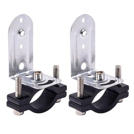 Biqing Fog Light Stay, Universal for Motorcycles, Fog Light Mounting Stay, 1.1 - 1.4 inches (27 - 36 mm) Adjustable Mounting Stay, Set of 2
