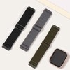Koazon 3 Pack Stretchy Nylon Watch Bands Compatible with Tozo