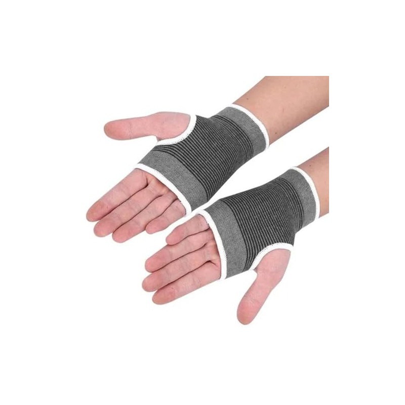 Muñequera Deportiva Elastica Intrasferible Gris No.1616 Lz