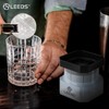 Silicone Freezer Press Sphere Ice Ball Maker Mold, 3 Pack