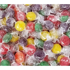CrazyOutlet Primrose Hard Candy Buttons Assorted Fruit Flavored, Individually Wrapped, 3 Lbs