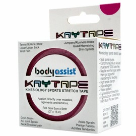 BodyAssist Kaytape Kinesiology Sports Tape (Pink) X 5 Metres