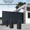 SongYung 3" Gate Roller Guide with L-Bracket, Universal Adjustable Gate