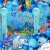 Jellyfish Paper Lanterns,Under The Sea Party Decorations 6Pack with String