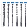 Bestgle 6 Pcs SDS Plus Drill Bit Set, Carbide Tipped