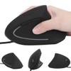 Vertical Mouse Colorful Ergonomic Rechargeable USB Receiver ABS Office Wired