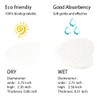 50 esponjas faciales comprimidas, 100% natural de celulosa esponjas profesionales