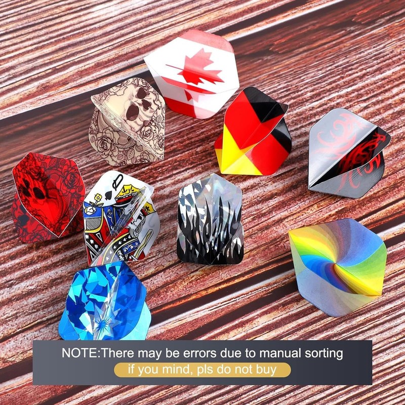 Runmeihe Standard Dart Flights 50 Sets Random 30 Sets, 90