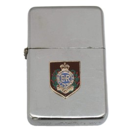 Royal Engineers Private Petrol Lighter Windproof with Free Engraving BKG7