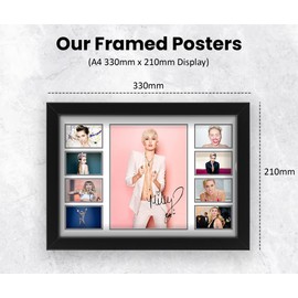 Miley Cyrus Signed Poster Print- Limited Edition Autograph Fan Gift – Collectible Memorabilia Merchandise (Unframed A4 (30x21cm))