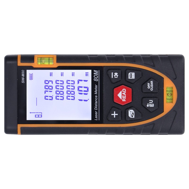 Laser Distance Meter High Accuracy Infrared HD LCD ABS Shell
