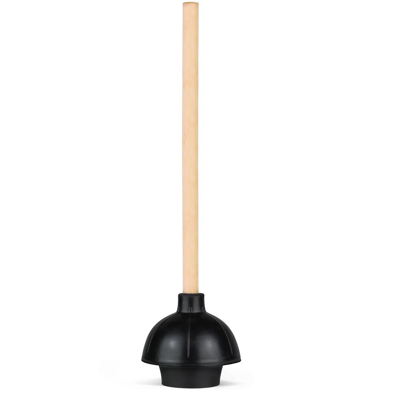 SteadMax Heavy Duty Toilet Plunger, Commercial Grade Double Thrust Force