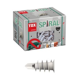 TOX TOX 068100231 Gipskartondbel, Spiral, 32, KT Inhalt: 50 Stck, 32 mm
