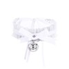 AOTENG STAR White Bell Choker Collar Necklace Lolita Bow Collar