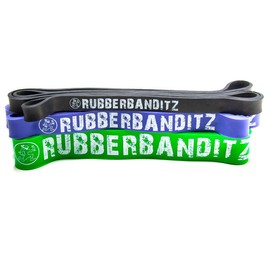 Rubberbanditz Pull Up Assit Bands | Heavy Duty Resistance Exercise Bands for Powerlifting, Mobility, and Stretching (40-150 lbs)