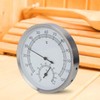 2 In-1 Stainless Steel Steam Room Sauna Room Thermometer Hygrometer