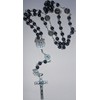 Saint Benedict Hematite Beads Rosary
