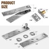 Door Pivot Hinges Heavy Duty Hinges for Max 300 lb