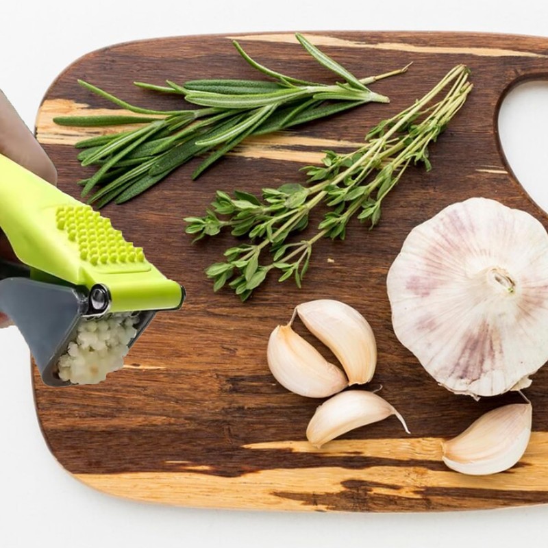 Garlic Press – Garlic Crusher with Ergonomic Handle, Garlic Mincer