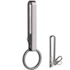 TIMULTI Titanium Key Chain Belt Clip Belt Hook, gray
