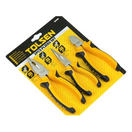Tolsen 3pce Plier Set Heavy Duty
