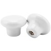NINGWAAN 30 Pack White Door Cabinet Knobs, Ceramic Dresser Drawer