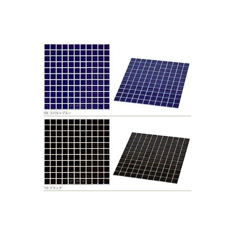 NET-25k-10 1.0 inch (25 mm) Square Mosaic Tile [Regular Color]