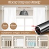 Bonpally Room Divider Curtain Rod, No Drilling Room Separator for