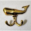 DECORVOID Brass Whale Wall Hooks, Decorative Solid Brass Key Hanger