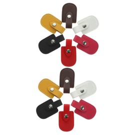 COHEALI 12pcs Pu Protective Covers for Nail Scissors Multifunctional Tool Holders Mixed Colors Lightweight Design for Easy Use and Manicure Backup for Home