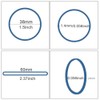 AMUU Rubber Band Spring Band Color #16 Rubber Bands, Approximately