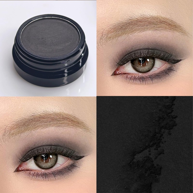 Erinde Single Black Eyeshadow Palette, Nude Tones Matte Black Eyeshadow