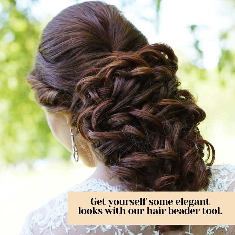 12PCS Hair Beader Tool for Hair Braids, Loading Beads on